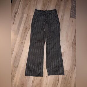 Lee Charcoal Pinstripe Trousers